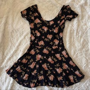 Brandy Melville Floral Babydoll Dress NWT
